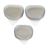 Maxbell 3Pcs Guitar Picks Thumb Finger Picks 0.6/0.96/1.2mm for Bass Acoustic Guitar Gray