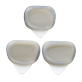Maxbell 3Pcs Guitar Picks Thumb Finger Picks 0.6/0.96/1.2mm for Bass Acoustic Guitar Gray