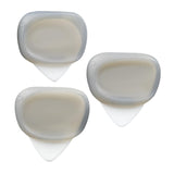 Maxbell 3Pcs Guitar Picks Thumb Finger Picks 0.6/0.96/1.2mm for Bass Acoustic Guitar Gray