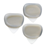 Maxbell 3Pcs Guitar Picks Thumb Finger Picks 0.6/0.96/1.2mm for Bass Acoustic Guitar Gray