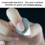 Maxbell 3Pcs Guitar Picks Thumb Finger Picks 0.6/0.96/1.2mm for Bass Acoustic Guitar Gray