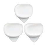 Maxbell 3Pcs Guitar Picks Thumb Finger Picks 0.6/0.96/1.2mm for Bass Acoustic Guitar White