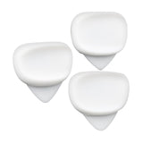 Maxbell 3Pcs Guitar Picks Thumb Finger Picks 0.6/0.96/1.2mm for Bass Acoustic Guitar White