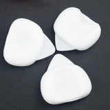 Maxbell 3Pcs Guitar Picks Thumb Finger Picks 0.6/0.96/1.2mm for Bass Acoustic Guitar White