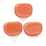 Maxbell 3Pcs Guitar Picks Thumb Finger Picks 0.6/0.96/1.2mm for Bass Acoustic Guitar Red