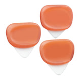 Maxbell 3Pcs Guitar Picks Thumb Finger Picks 0.6/0.96/1.2mm for Bass Acoustic Guitar Red