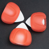 Maxbell 3Pcs Guitar Picks Thumb Finger Picks 0.6/0.96/1.2mm for Bass Acoustic Guitar Red