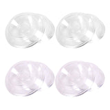 Maxbell 4x Piano Caster Cups High Quality Protection Solid Upright Premium ABS White