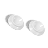 Maxbell 4x Piano Caster Cups High Quality Protection Solid Upright Premium ABS White