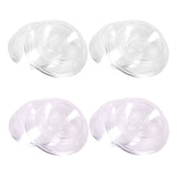 Maxbell 4x Piano Caster Cups High Quality Protection Solid Upright Premium ABS White