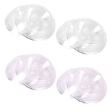 Maxbell 4x Piano Caster Cups High Quality Protection Solid Upright Premium ABS White