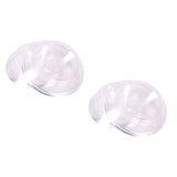 Maxbell 4x Piano Caster Cups High Quality Protection Solid Upright Premium ABS Clear