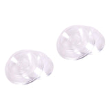 Maxbell 4x Piano Caster Cups High Quality Protection Solid Upright Premium ABS Clear