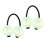 Maxbell Rhythmic Sand Balls Musical Instrument Percussion for Toddlers White