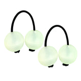 Maxbell Rhythmic Sand Balls Musical Instrument Percussion for Toddlers White