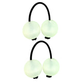 Maxbell Rhythmic Sand Balls Musical Instrument Percussion for Toddlers White