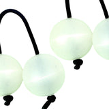 Maxbell Rhythmic Sand Balls Musical Instrument Percussion for Toddlers White