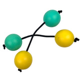 Maxbell Rhythmic Sand Balls Musical Instrument Percussion for Toddlers Yellow Green