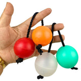 Maxbell Rhythmic Sand Balls Musical Instrument Percussion for Toddlers Yellow Green