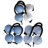 Maxbell 4Pcs Authentic African Shaker Portable Convenient for Percussion Ensembles Blue and White