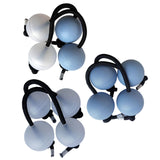 Maxbell 4Pcs Authentic African Shaker Portable Convenient for Percussion Ensembles Blue and White
