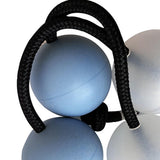 Maxbell 4Pcs Authentic African Shaker Portable Convenient for Percussion Ensembles Blue and White
