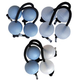 Maxbell 4Pcs Authentic African Shaker Portable Convenient for Percussion Ensembles Blue and White