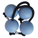 Maxbell 4Pcs Authentic African Shaker Portable Convenient for Percussion Ensembles Blue