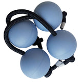 Maxbell 4Pcs Authentic African Shaker Portable Convenient for Percussion Ensembles Blue