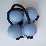 Maxbell 4Pcs Authentic African Shaker Portable Convenient for Percussion Ensembles Blue