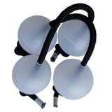 Maxbell 4Pcs Authentic African Shaker Portable Convenient for Percussion Ensembles White