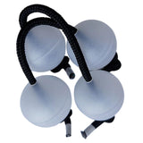 Maxbell 4Pcs Authentic African Shaker Portable Convenient for Percussion Ensembles White