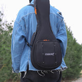 Maxbell Mandolin Storage Bag with Extra Pouch Shoulder Strap Bag Backpack Thicken