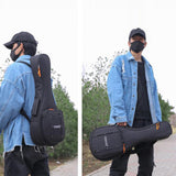 Maxbell Mandolin Storage Bag with Extra Pouch Shoulder Strap Bag Backpack Thicken
