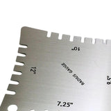 Maxbell 4x Guitar Notched Range Gauges Fretboard Measuring Kit Luthier Tools Set