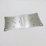 Maxbell 4x Guitar Notched Range Gauges Fretboard Measuring Kit Luthier Tools Set
