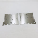 Maxbell 4x Guitar Notched Range Gauges Fretboard Measuring Kit Luthier Tools Set