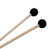 Maxbell 2Pcs Rubber Mallet Percussion Xylophone Bell Mallets for Drummers