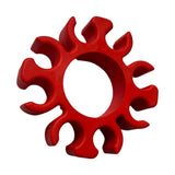 Maxbell Lightweight Drumstick Holder Clip Environmental Friendly for Beginners Red
