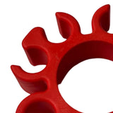 Maxbell Lightweight Drumstick Holder Clip Environmental Friendly for Beginners Red