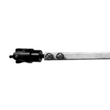 Maxbell Heavy Duty Double Bass Drum Linkage Durable Sturdy for Percussion Instrument Black Head