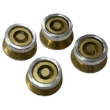 Maxbell Timbre and Volume Speed Control Knobs Replacements Electric gold