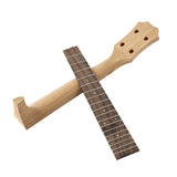 Maxbell Ukulele Neck and Fretboard DIY Ukulele Fingerboard for Ukulele Accessory 23inch