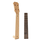 Maxbell Ukulele Neck and Fretboard DIY Ukulele Fingerboard for Ukulele Accessory 23inch