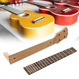 Maxbell Ukulele Neck and Fretboard DIY Ukulele Fingerboard for Ukulele Accessory 23inch