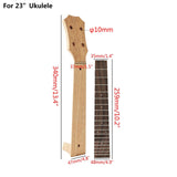 Maxbell Ukulele Neck and Fretboard DIY Ukulele Fingerboard for Ukulele Accessory 23inch