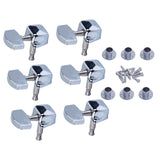 Maxbell 6 Pieces Guitar String Tuning Key Pegs Tuners Set 3Right3Left for Guitar