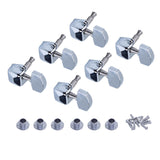 Maxbell 6 Pieces Guitar String Tuning Key Pegs Tuners Set 3Right3Left for Guitar