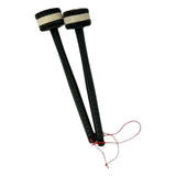 Maxbell 2Pcs Felt Mallet Percussion Instrument Kit for Gong Woodblock Drum Bells
