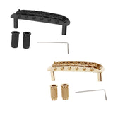 Maxbell Professional Guitar Bridge Adjustable for 6 String Electric Guitar Black